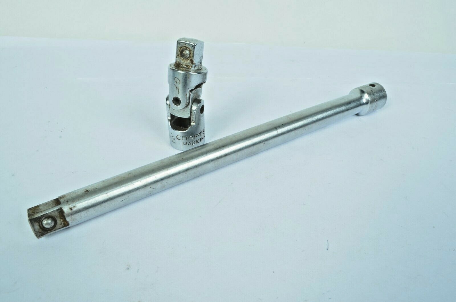 Craftsman -V- Series 1/2″ Drive U Joint and 10″ Extension Combo HAS ENGRAVING