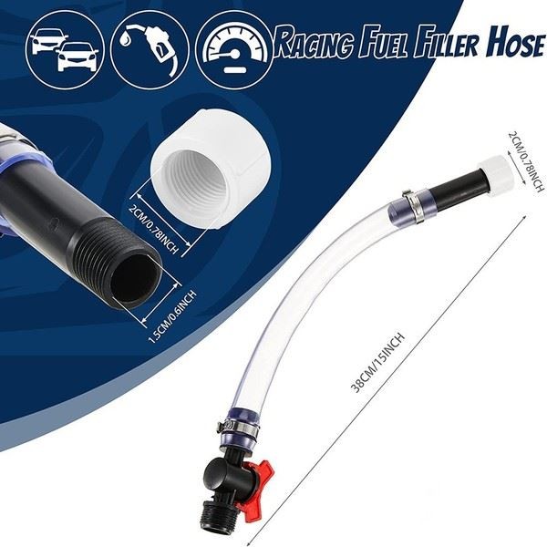 Convenient 5 Gallon Fuel Can Hose Designed for Quick Refueling Experience