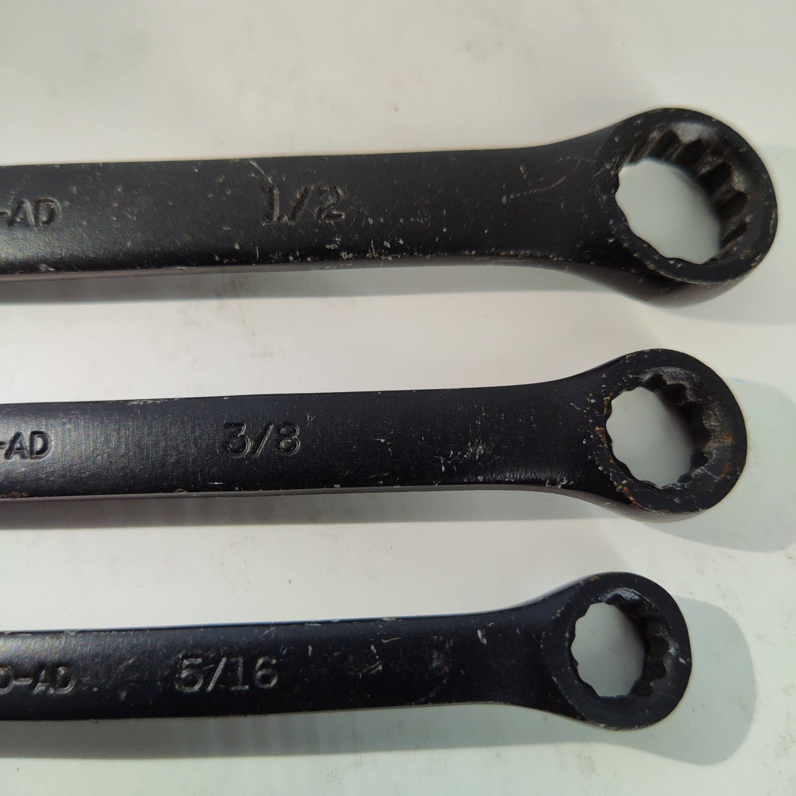 3X Craftsman Black Oxide Combination SAE Speed Wrench Set D-AD Open Box