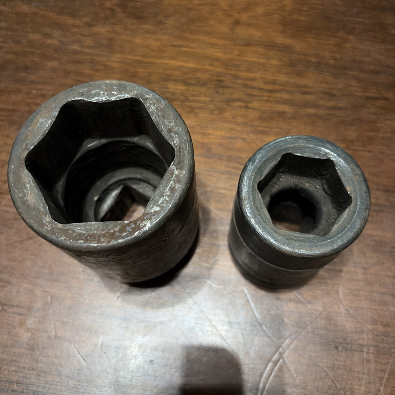 Lot Of 2 Snap on socket SIM403 1” Drive 6-Point 1-1/4 SIM603 1 7/8