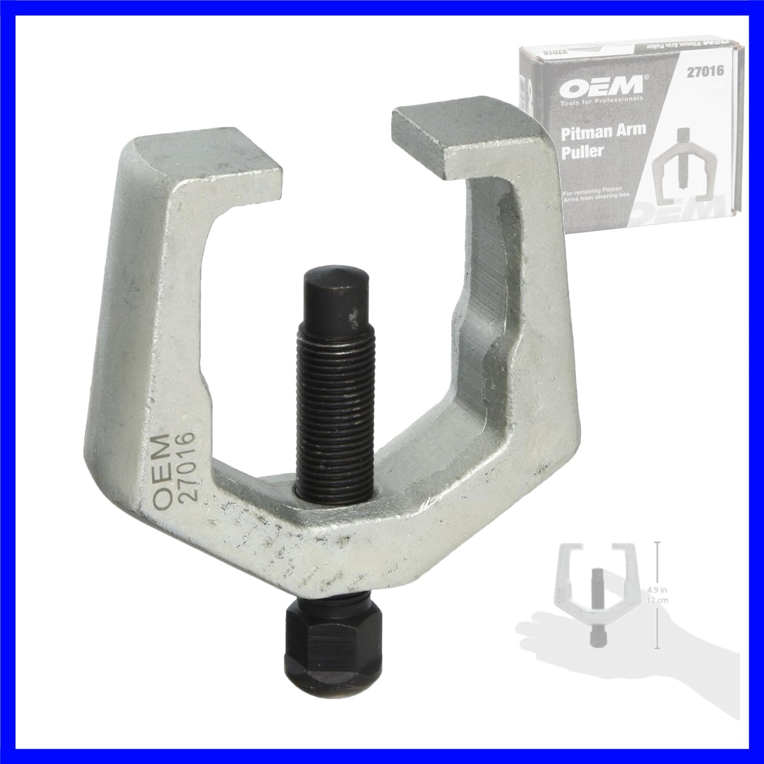 Pitman Arm Puller, Heavy Duty Steering Removal Tool, Heat Treated Steel Frame…