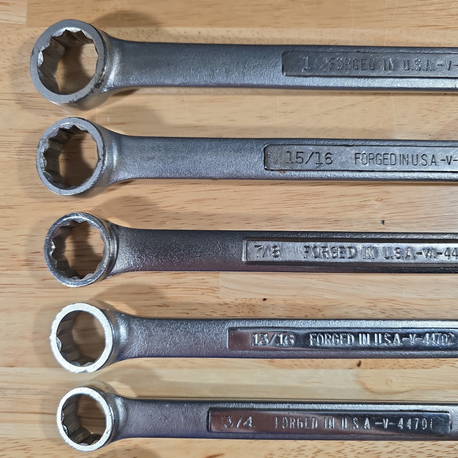 Vintage Craftsman 14pc SAE Combination Wrench Set 12 Pt 1/4″ – 1″ USA V VV