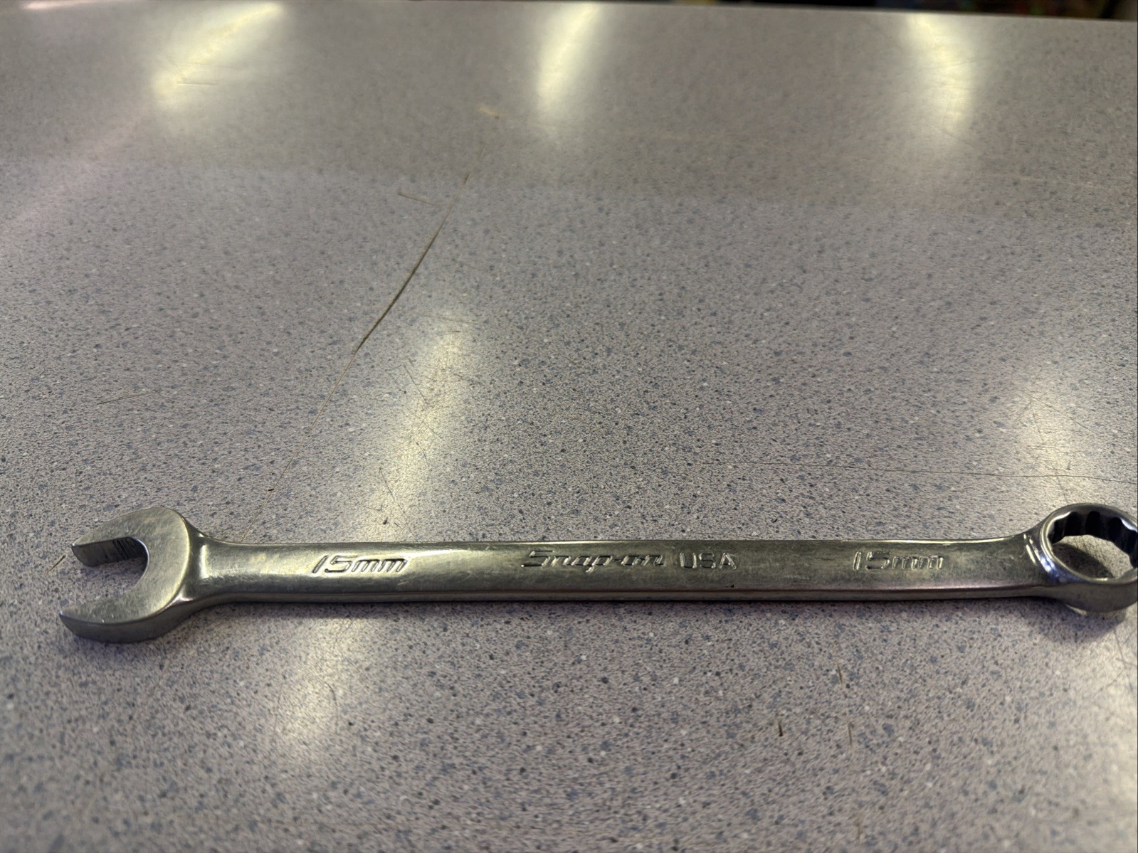 Snap-On Tools SOEXM15 15mm Metric 12 Point Flank Drive Plus Combination Wrench 8