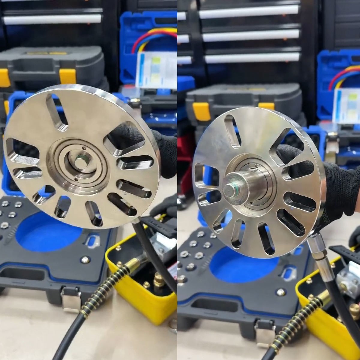 Hydraulic Hub Axle Removal Tool,Half Shaft Wheel Bearing Drive Puller Extractor