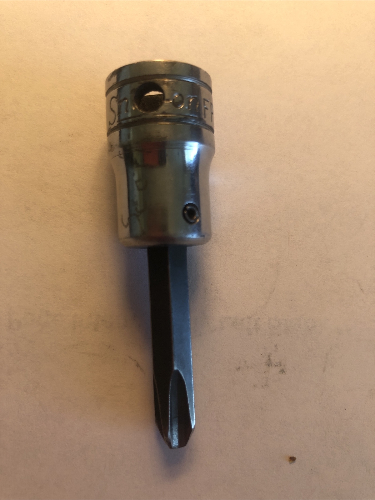 SNAP ON PHILLIPS TIP SCREWDRIVER SOCKET DRIVER – 3/8″ DRIVE – #FP32A