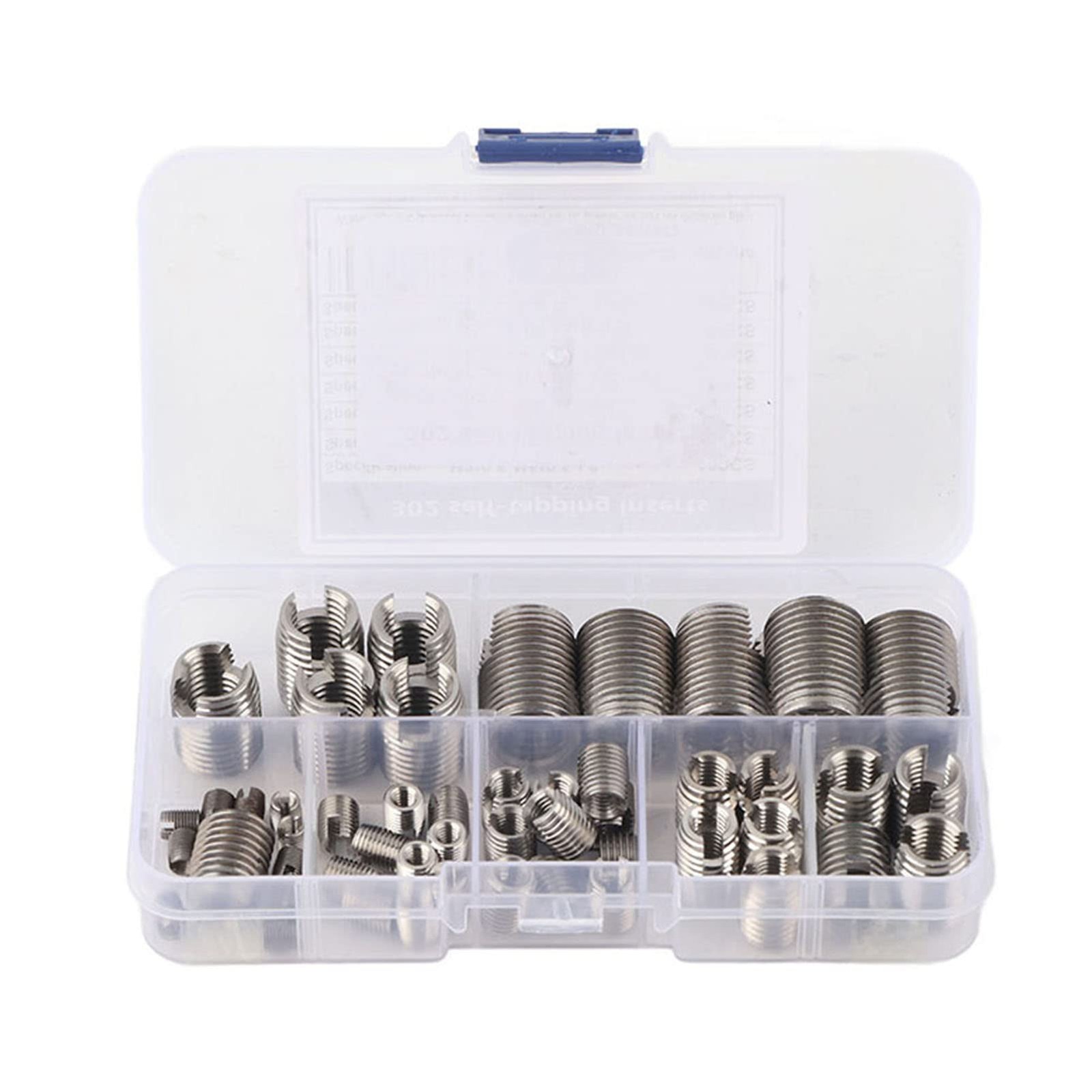 50Pcs Stainless Steel Inner Thread, Thread Reinforce Repair Tool with Storage…
