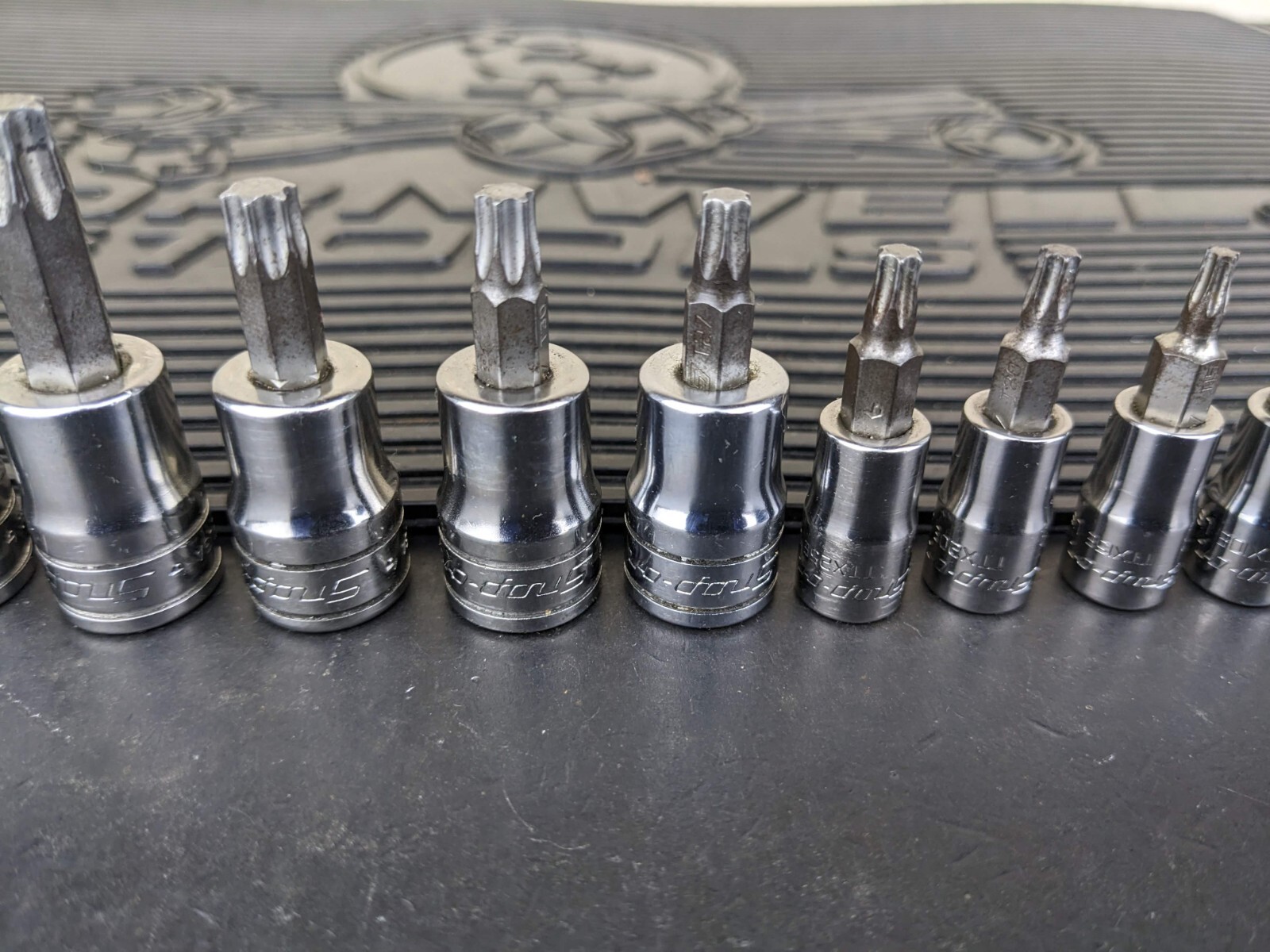 #be327 Snap-on Tools 12 Pc Combo Drive TORX Bit Socket Set 212EFTXY