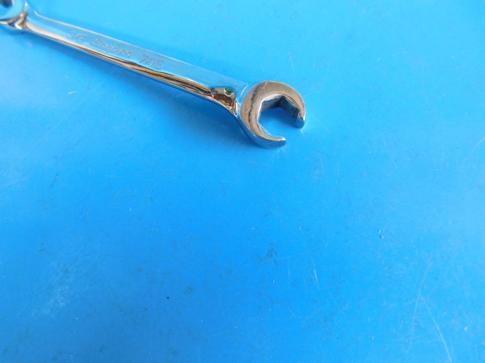 USED, SNAP ON TOOLS «3/8X7/16 IN.» FLARE NUT LINE WRENCH , PART #RXFS1214B