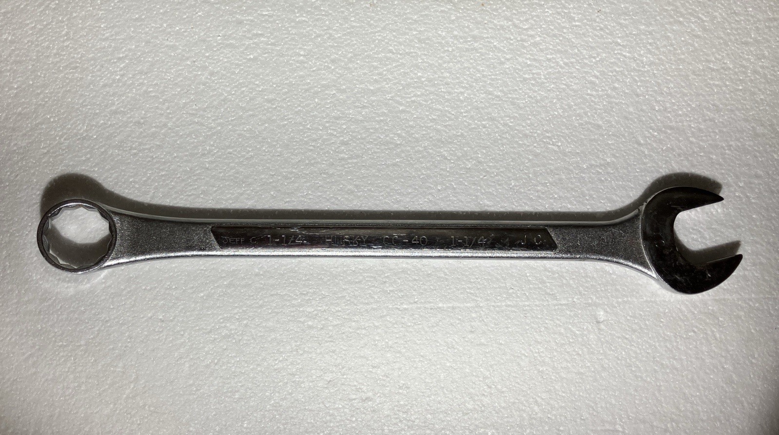 Husky Tools CC-40 – 1-1/4 Inch Combination Wrench – 12-Point – Forged Steel USA