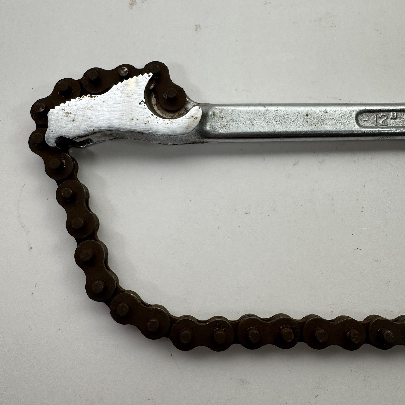 Craftsman 55743 12” Chain Pipe Wrench Oil Filter Strap Wrench USA Made