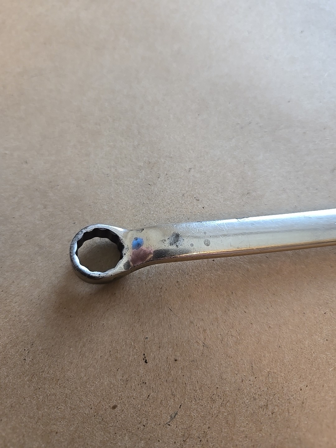 Snap On 12MM-14MM 12PT Metric Chrome Offset Box End Wrench USA XBM1214