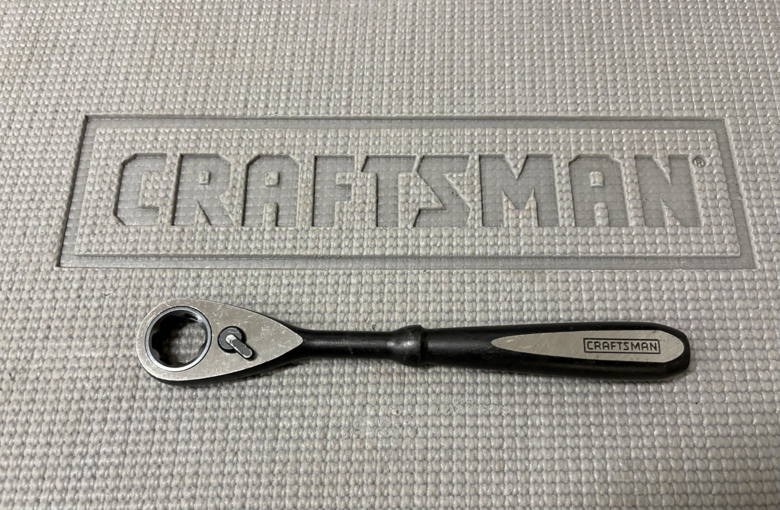 Sears Craftsman Max Axess Pass Thru Ratchet 3/8″ Drive 31415 L-AB Black Oxide