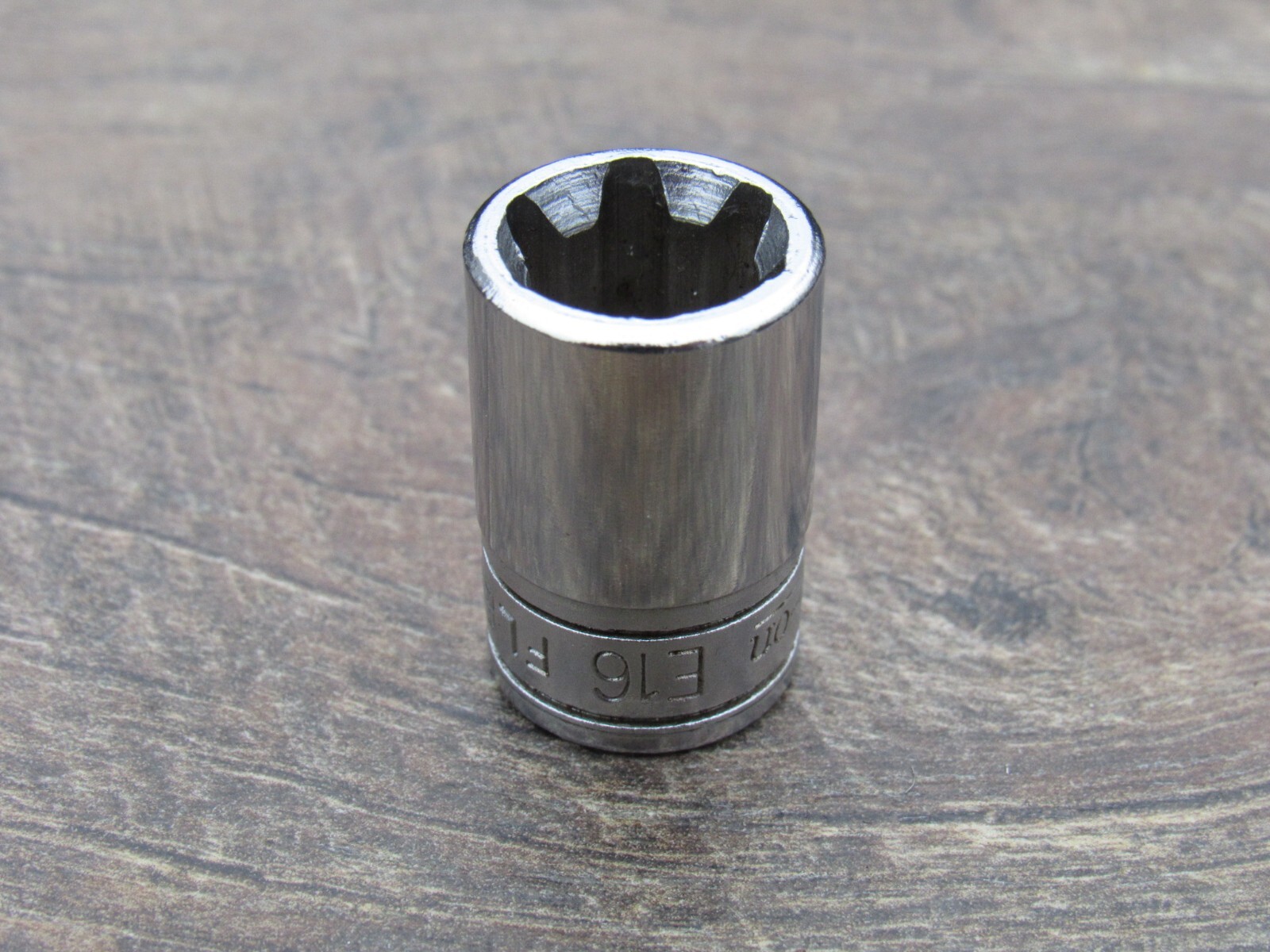 SNAP ON FLE160 E16 3/8″ DRIVE INVERTED REVERSESHALLOW TORX SOCKET FLE 160 E 16