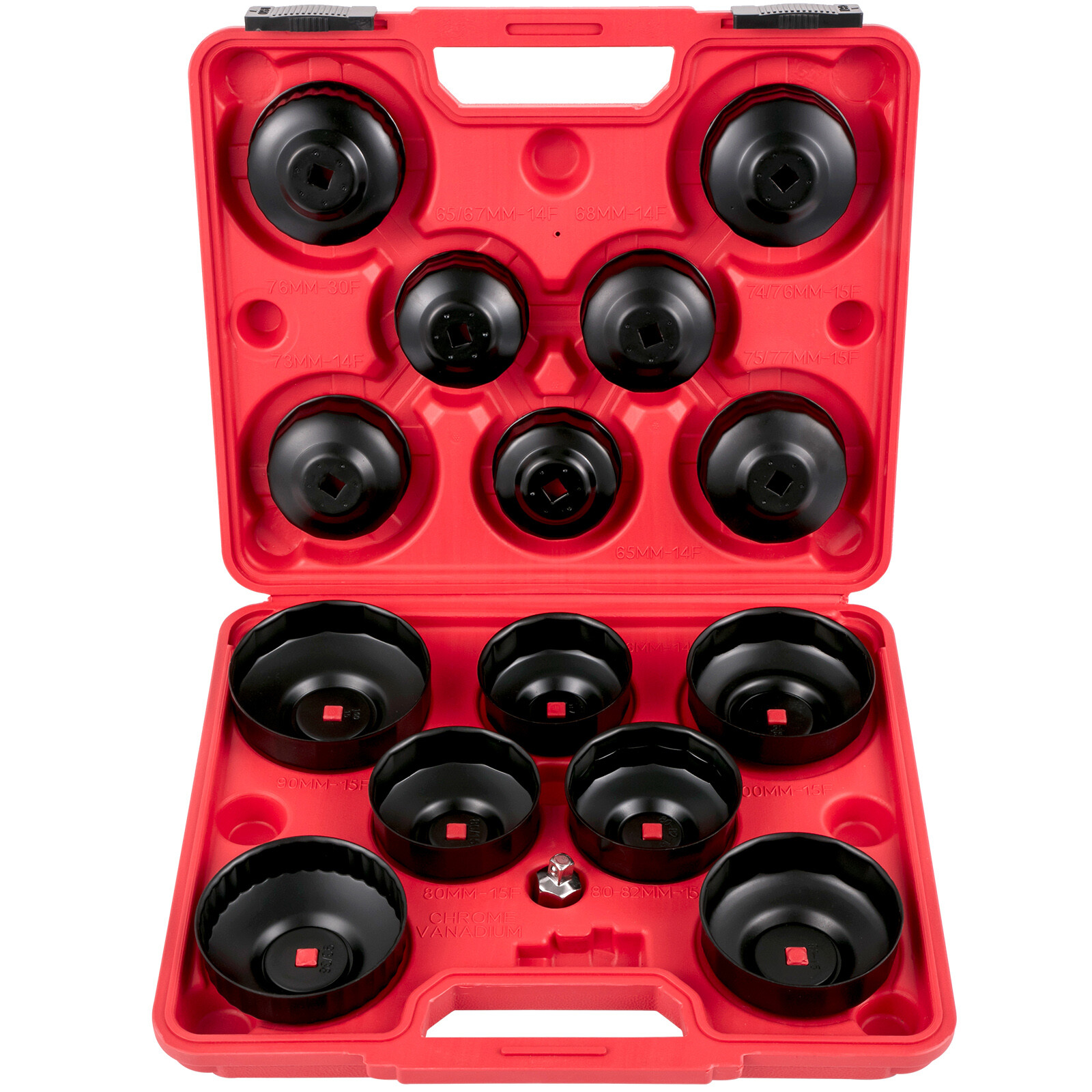 VEVOR Oil Filter Socket Set Cup Socket Tool Set 14PCS Oil Filter Cap Wrench