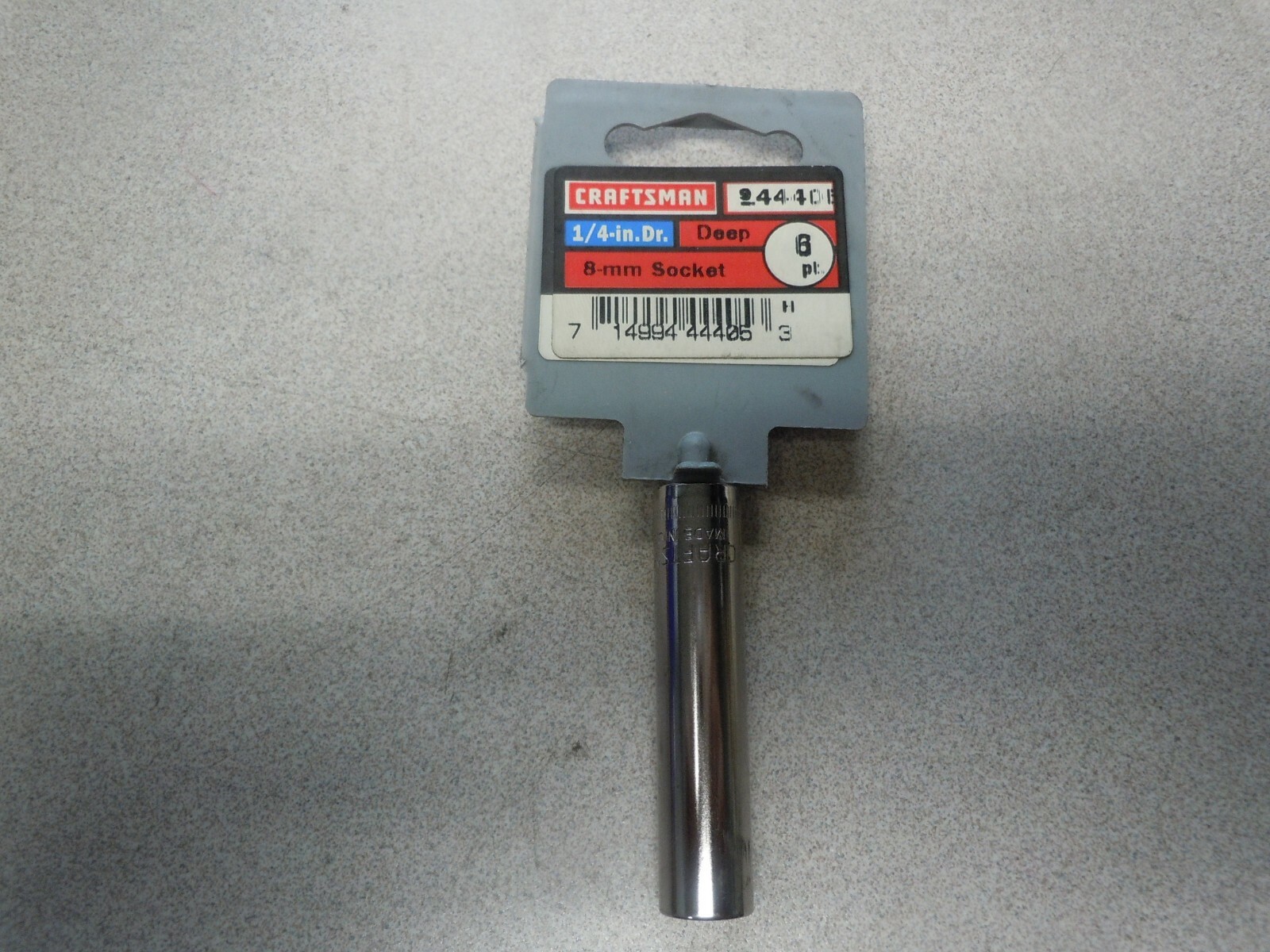 Craftsman Sockets 1/4″ Drive Shallow or Deep Metric or Inch Choose Size