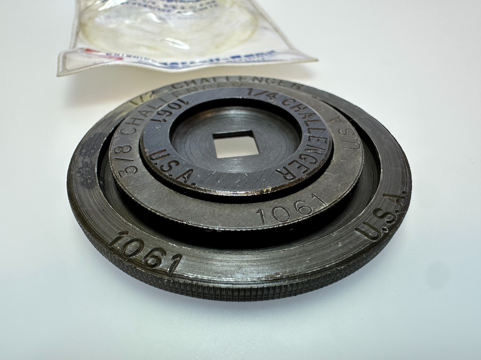 NOS Proto CHALLENGER USA 1061 3pc Disc Type Ratchet Spinner Set (Ingersoll Rand)