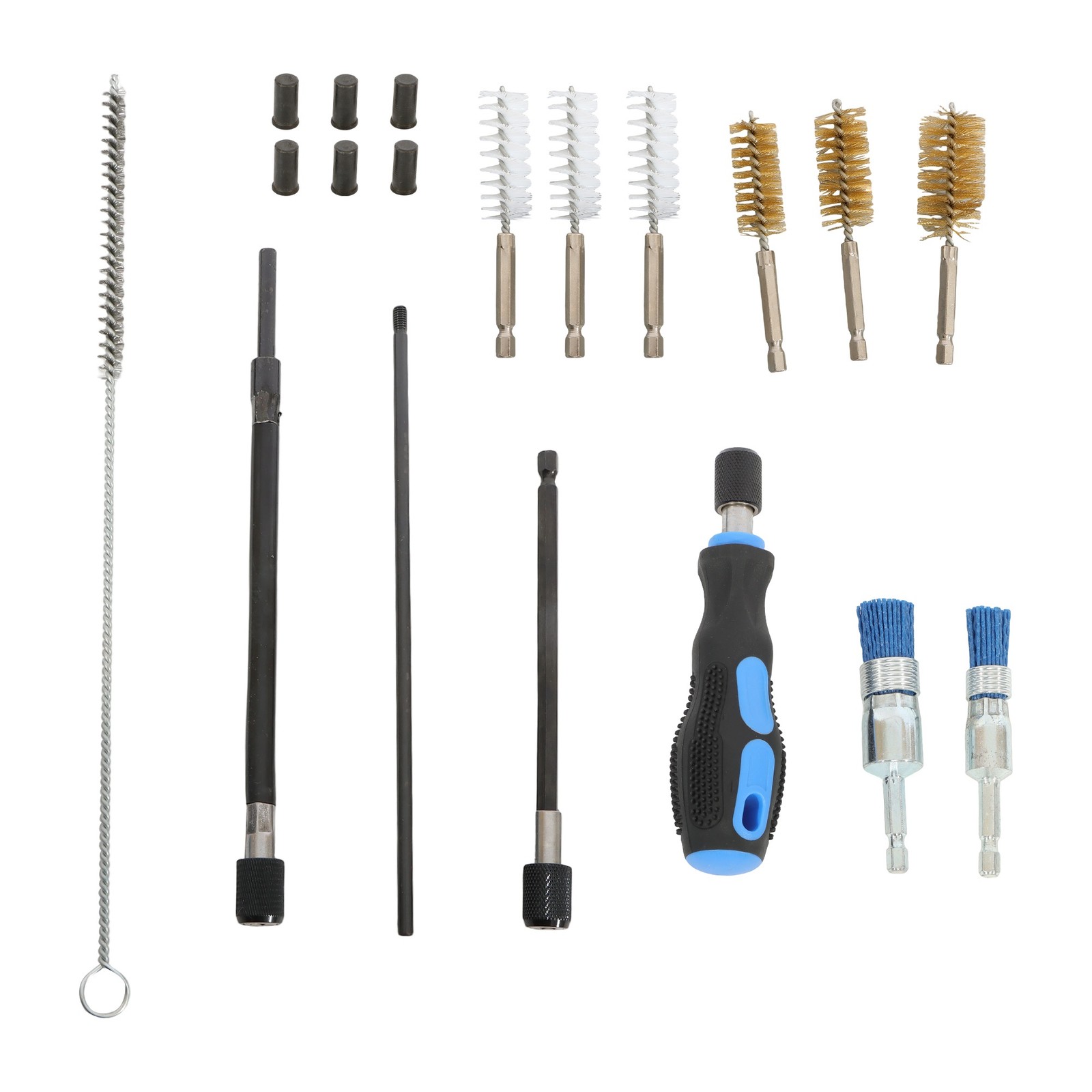 19pc Diesel Injector Seat Port Cleaner Auto Engine Maintenance Cleaning Brushes