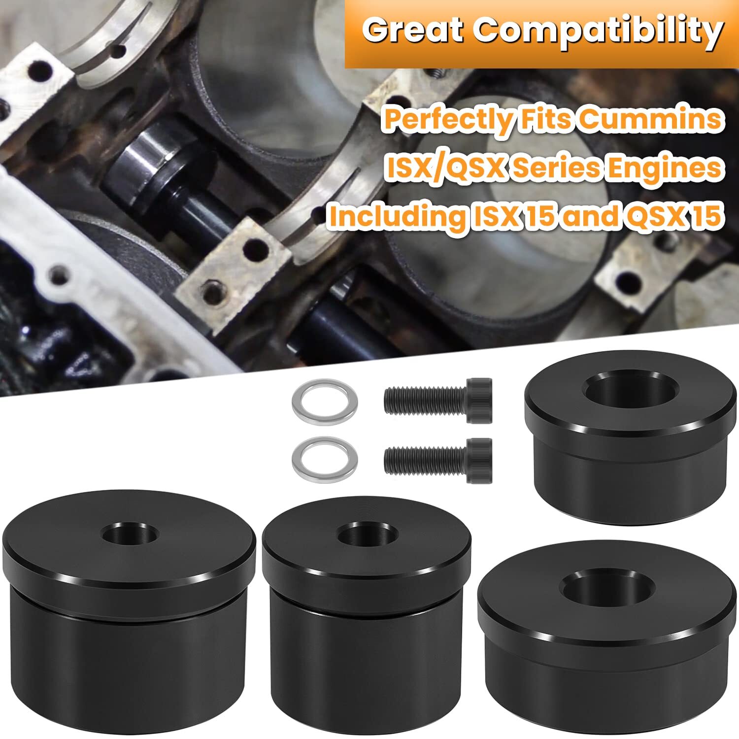 Camshaft Bearing Installation Removal Tool Kit for Cummins ISX ISX15 QSX 3164088