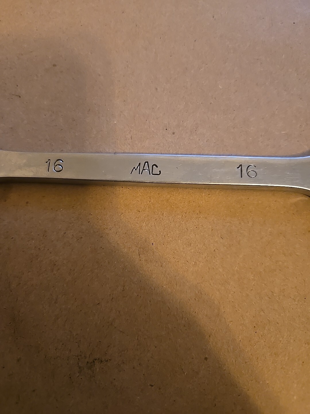 Mac Tools 16MM 12PT Metric Chrome Combination Wrench Modified M16CW