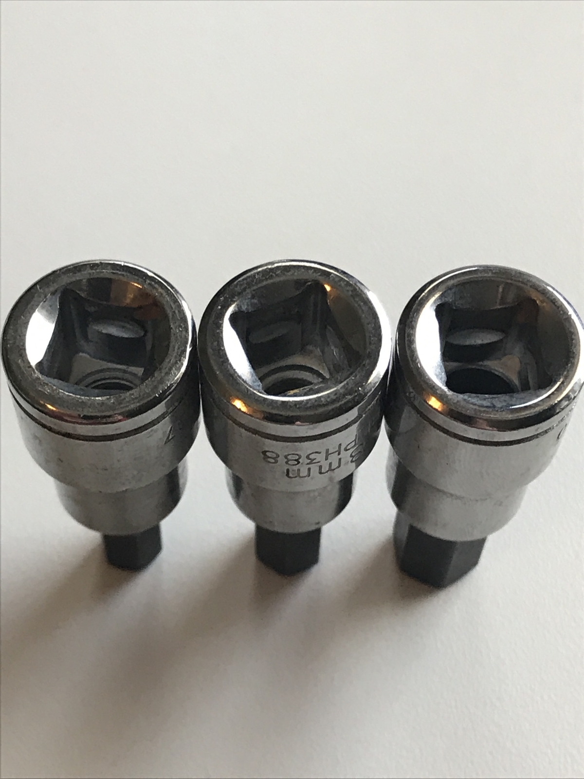 Blue Point 3 Pc Set 3/8″ Dr Hex Allen Metric Sockets BLPH3810 BLPH388 BLPH387