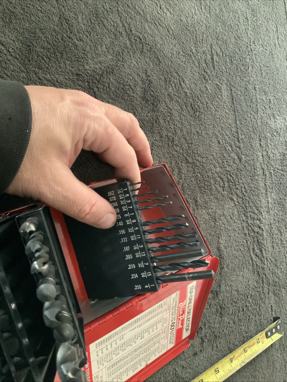 Blue Point Drill Bit Set, Missing 1….see Description….