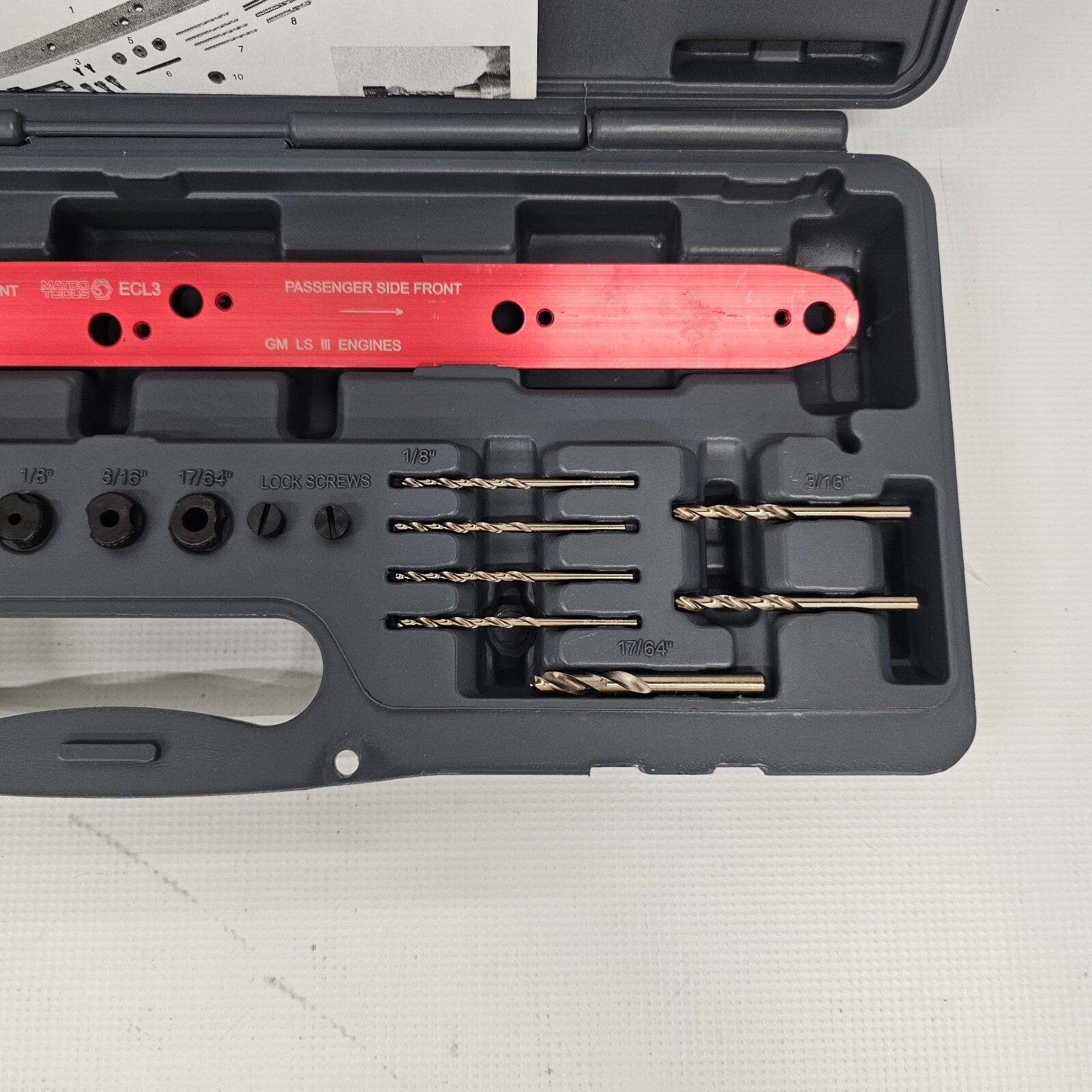 Matco Tools Drill template for Chevy LSIII GM 4.8L 5.3L 6.0L – ECL3