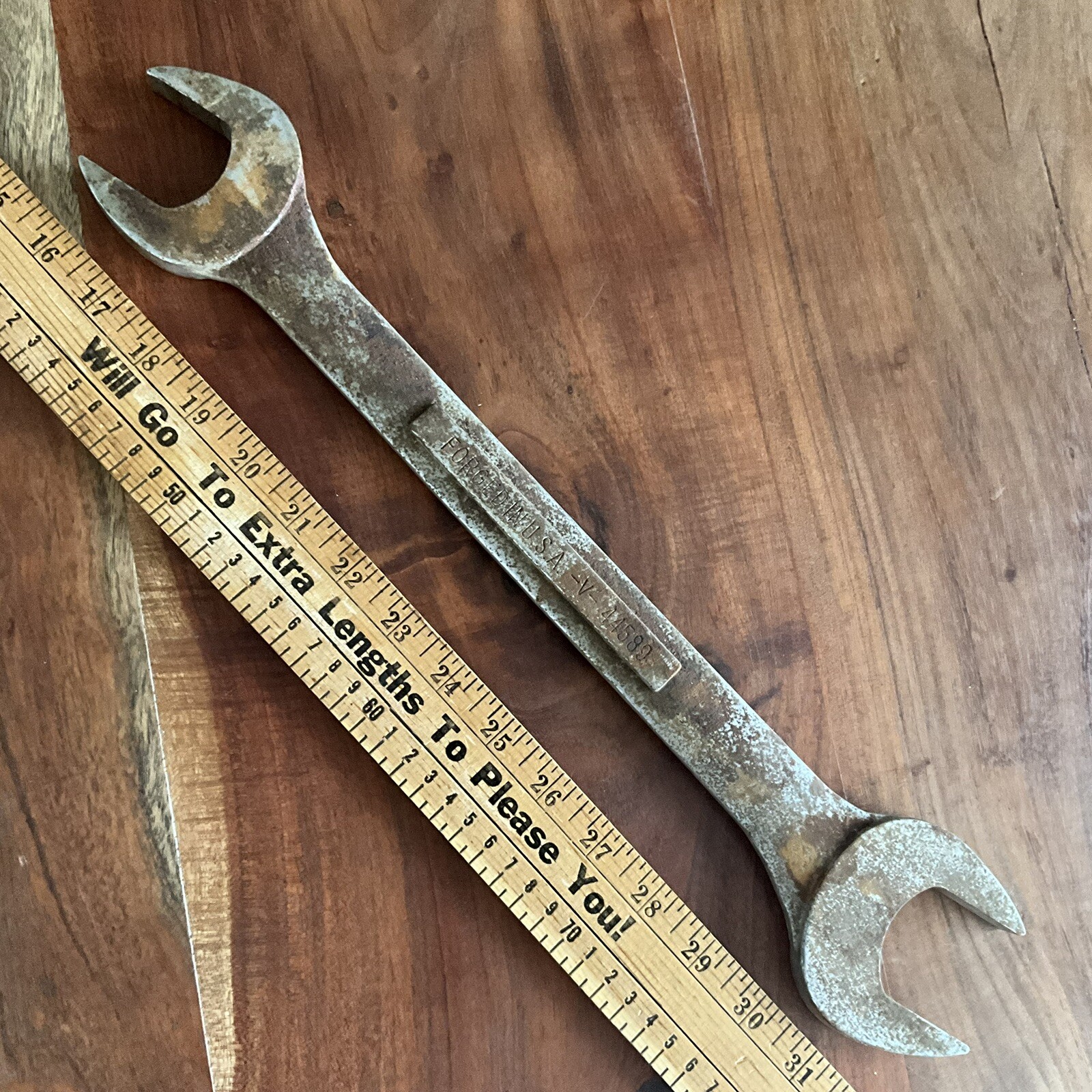 Craftsman 1-1/2” x 1-5/8” SAE Open End Wrench V Series 44589 Made In USA