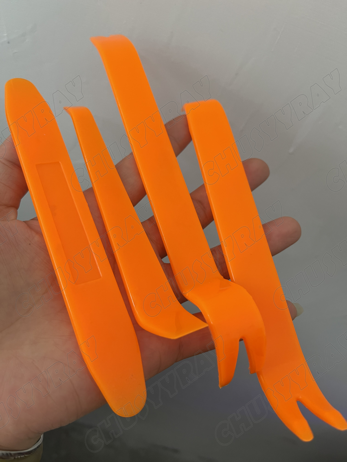 4PCS Removal Pry Tool For Auto Racing Car Radio Door Panel Audio LED Light Plast