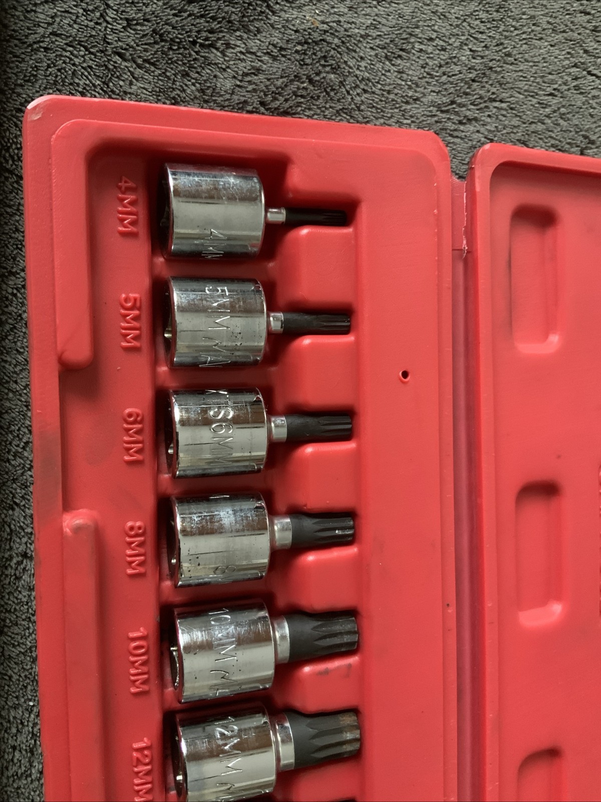 Mac Tools 3/8” Drive Triple Square Socket Set, Metric….see Pics….