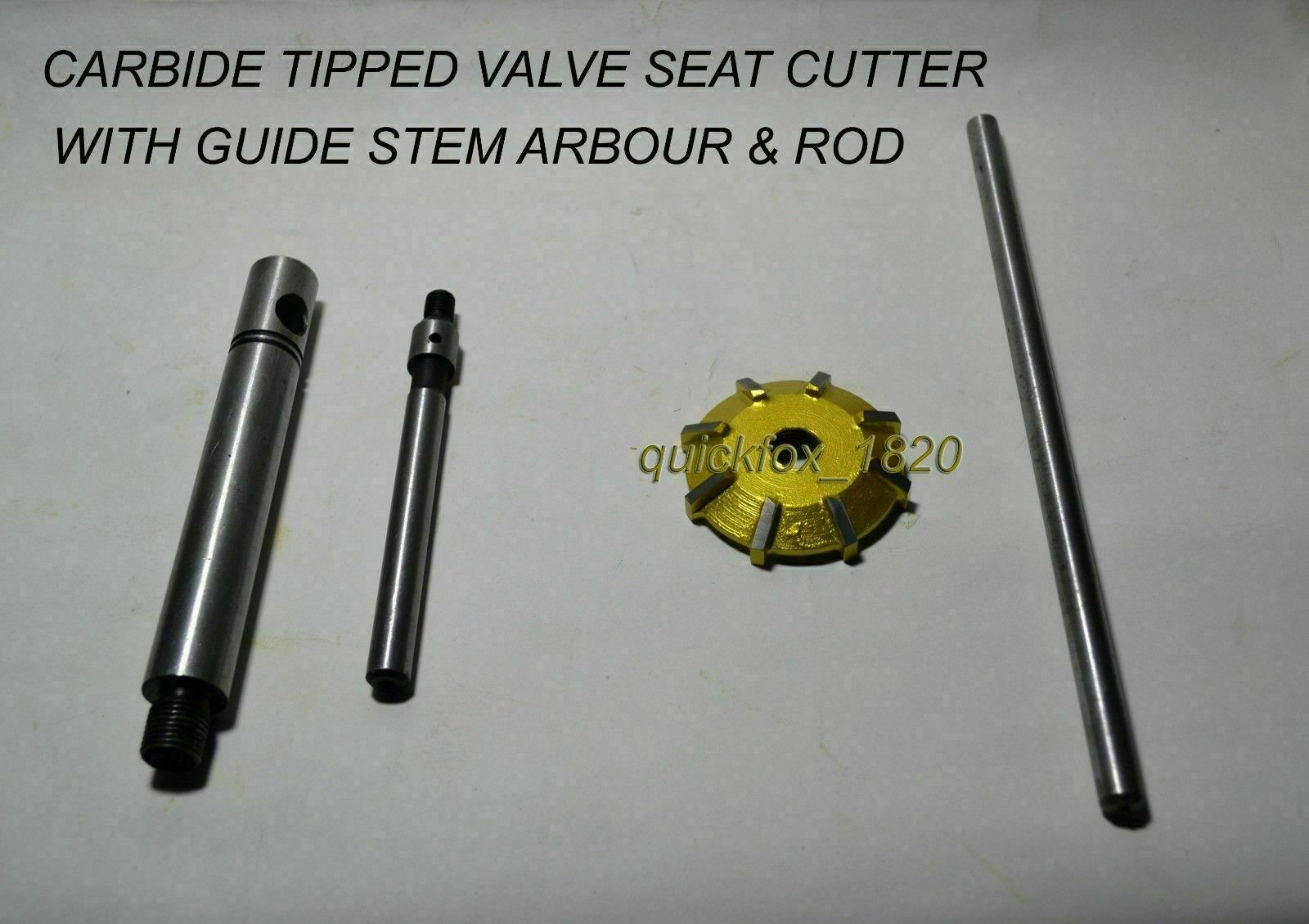 VALVE SEAT CUTTER CARBIDE 1.500″ 30 DEGREE TO CUT HARD SEAT RINGS UPGRADE TOOL
