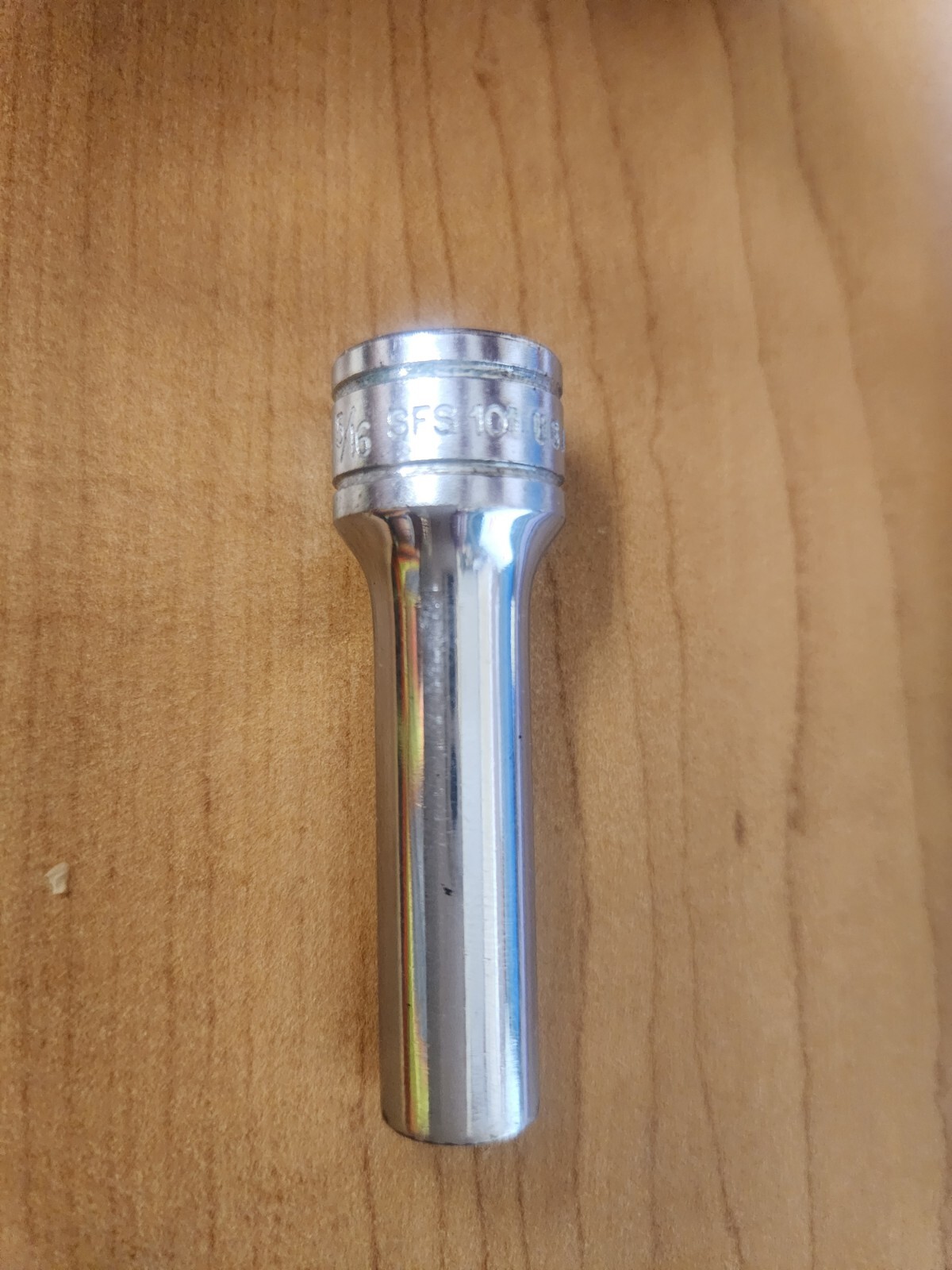 snap on tools SFS101 5/16″ deep chrome socket 6 point 3/8″ drive