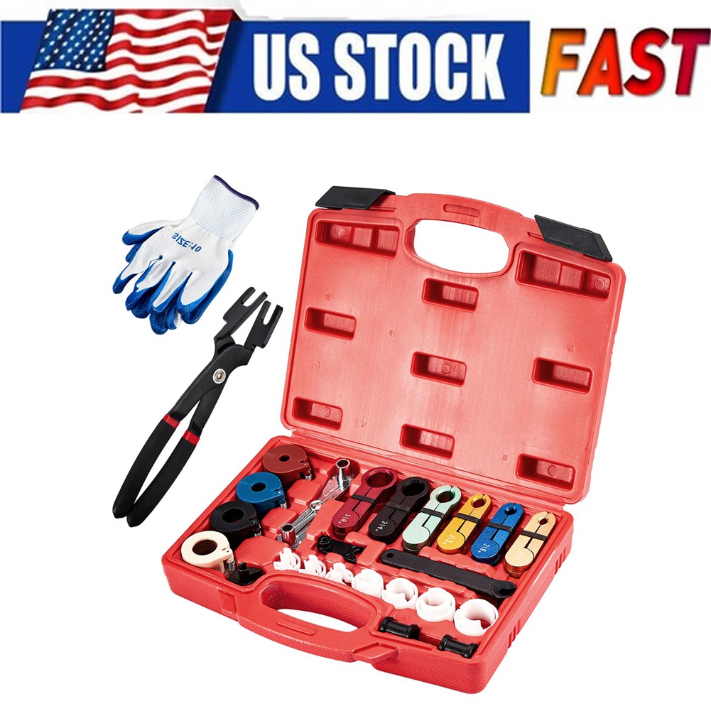 Fuel Line Disconnect Tool Set, 28 in 1 Master Quick Disconnect Tool Repair New