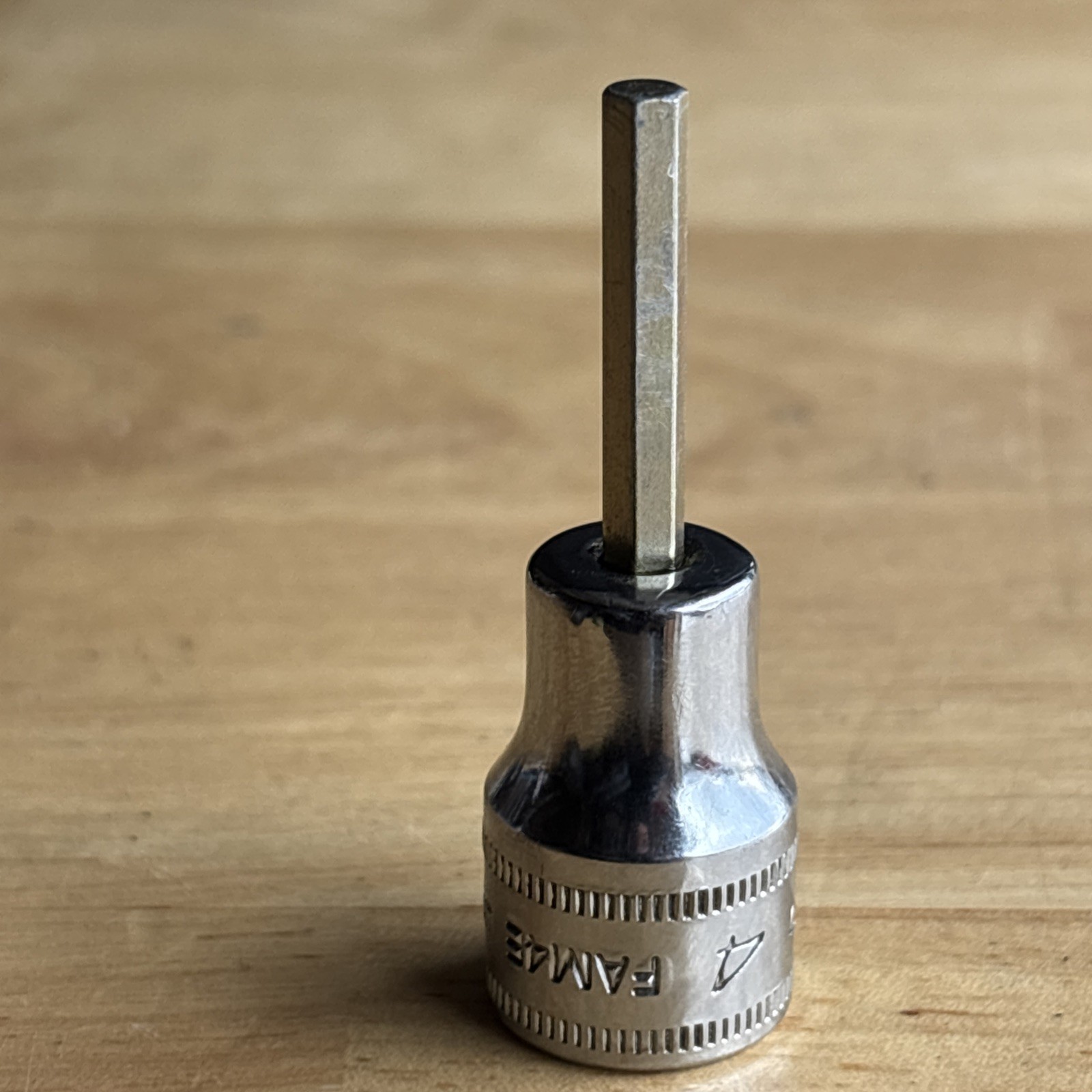 Snap On 4mm Hex Bit Driver Socket 3/8″ Drive FAM4E USA