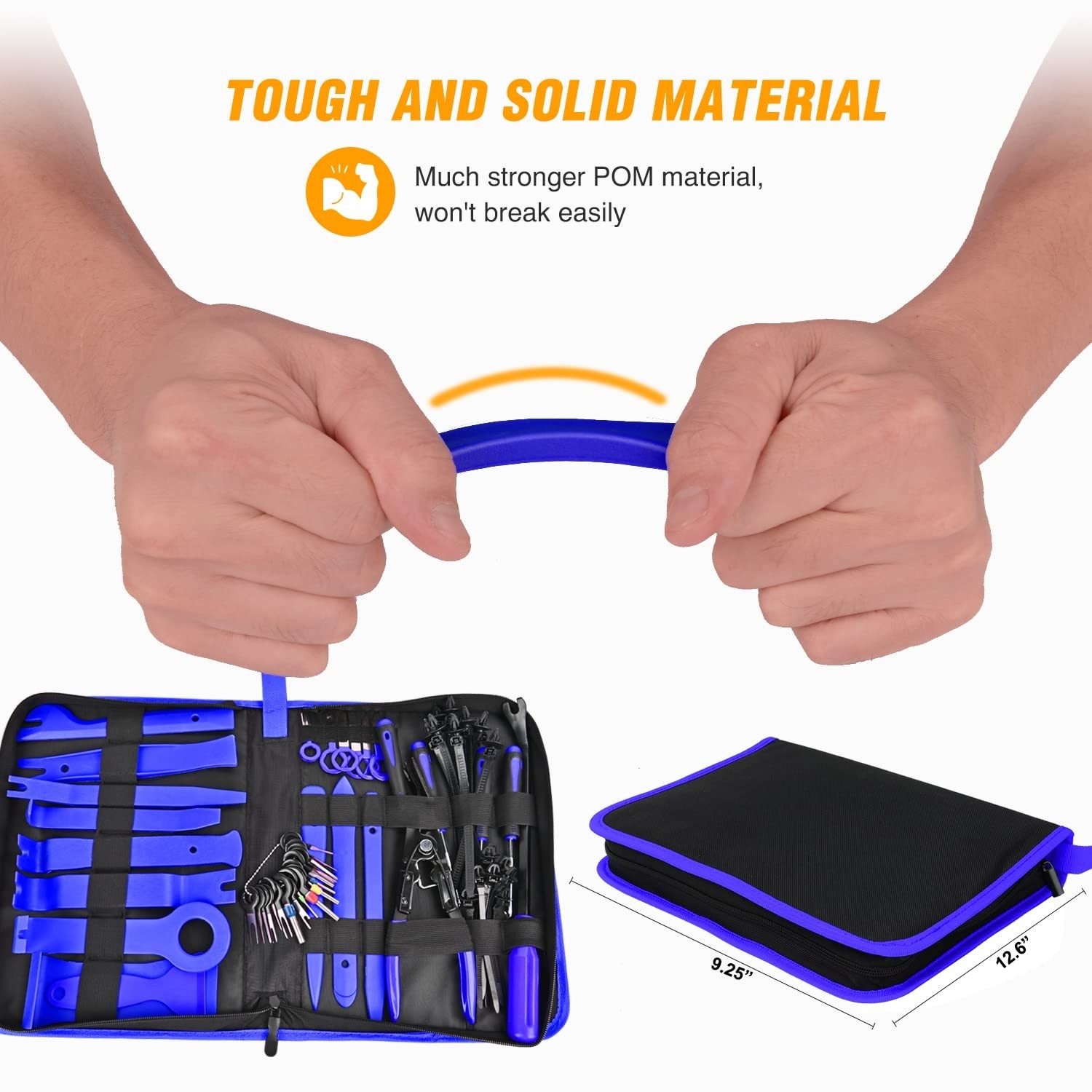 238Pcs Trim Removal Tool, Auto Push Pin Bumper Retainer Clip Set Fastener Ter…