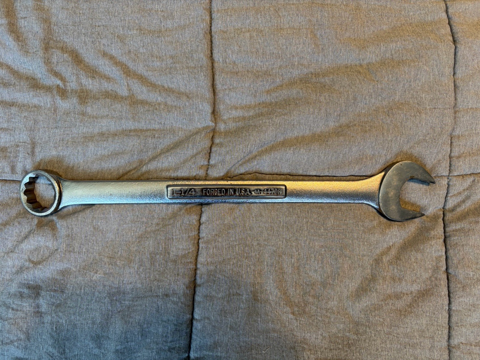Craftsman 1-1/4″ Combination Wrench 12 Point V Series 44708 Made in USA