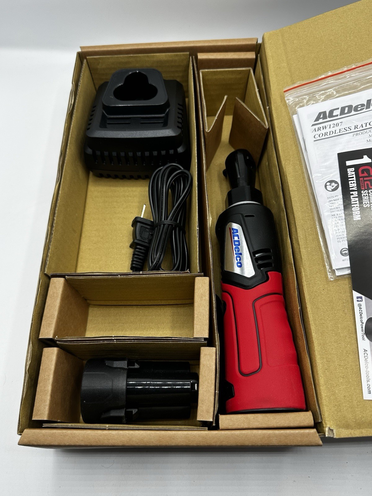 ACDelco ARW1207 Li-ion 12V 1/4″ Ratchet Wrench *NEW*