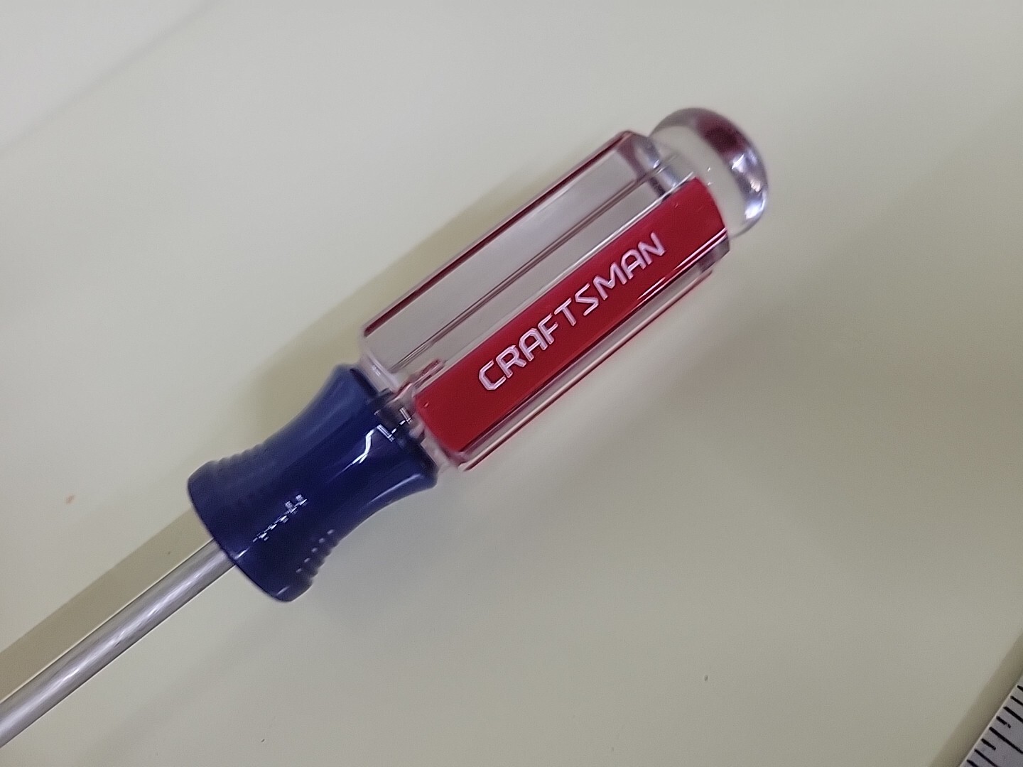 Craftsman 41248 Screwdriver 8″ Round Shaft 11-3/4″ Long Flat 3/16″ Tip NOS USA