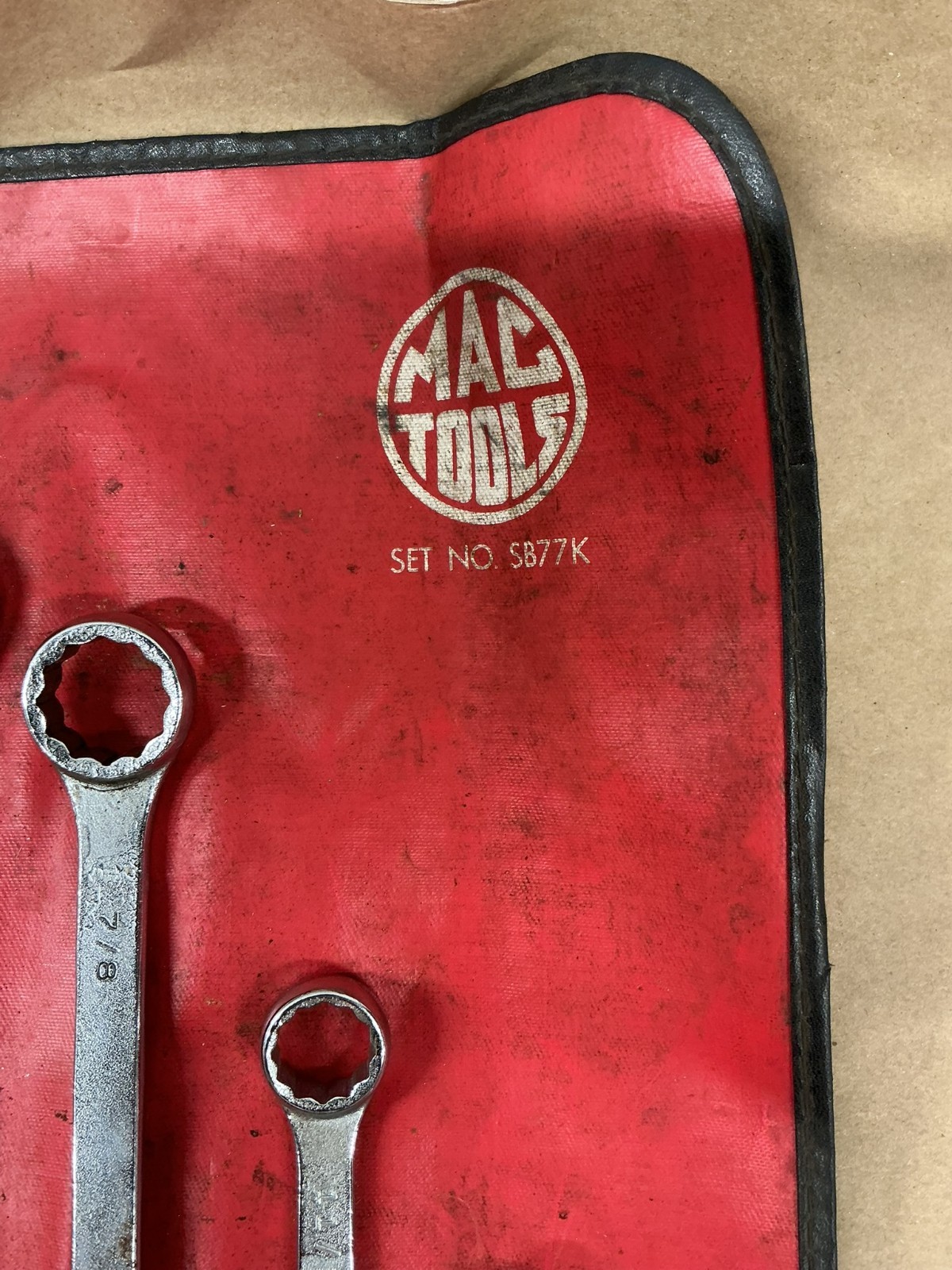 Mac Tools SAE Double-Box End Wrenches Offset Wrenches Set No. SB77K