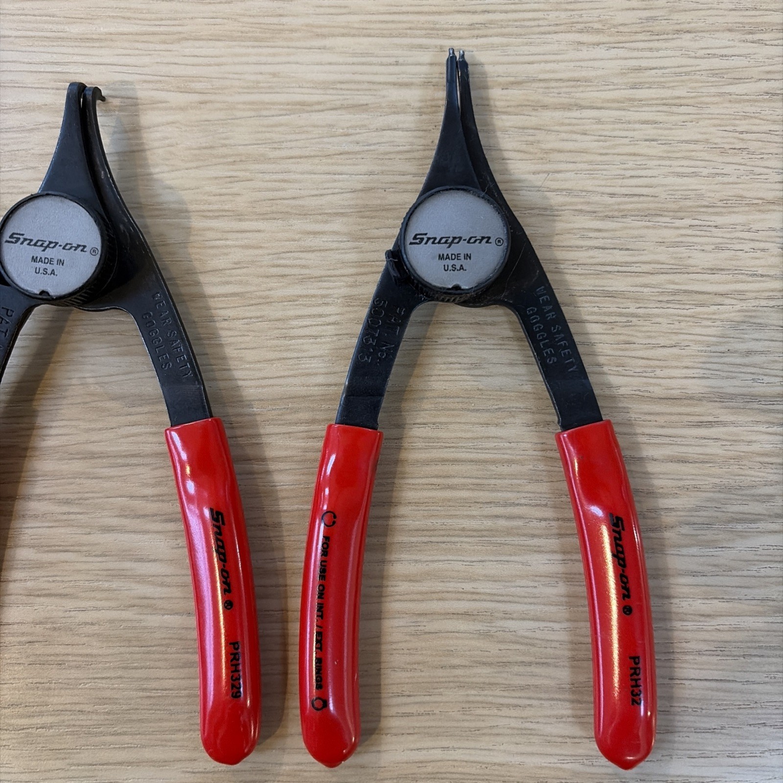 Snap-on Tools Convertible External Internal Ring Pliers Set PRH349 PRH329 PRH32