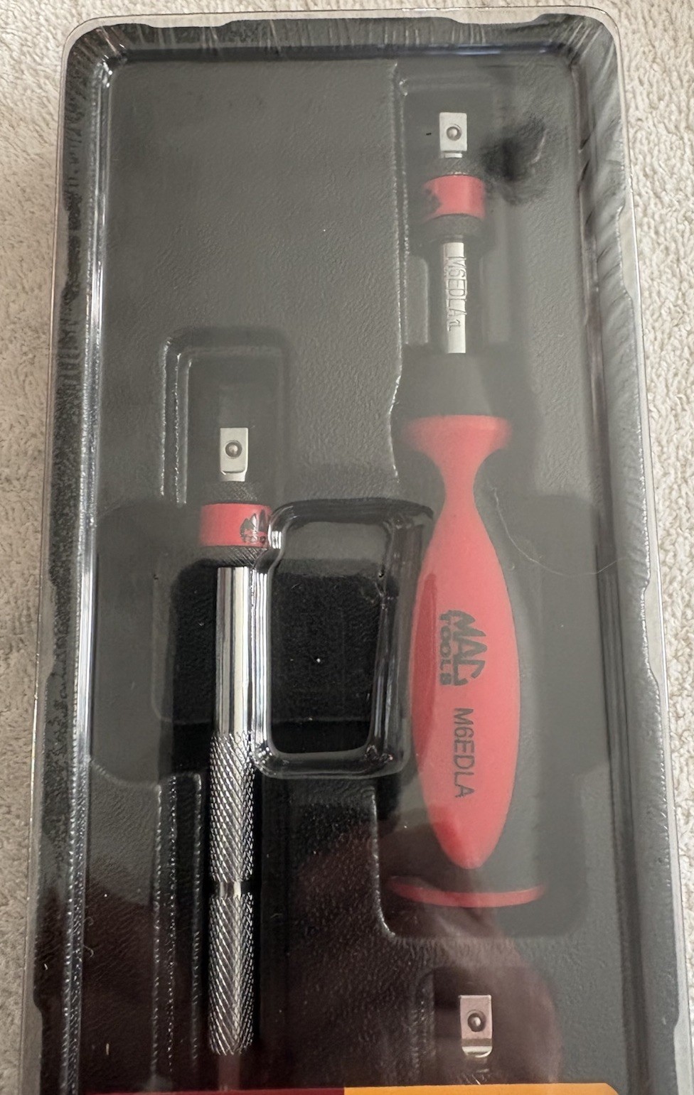 Mac Tools 3 Pc. 1/4” Drive Locking Hand Drive Extension Set w/Tray – LAST ONE