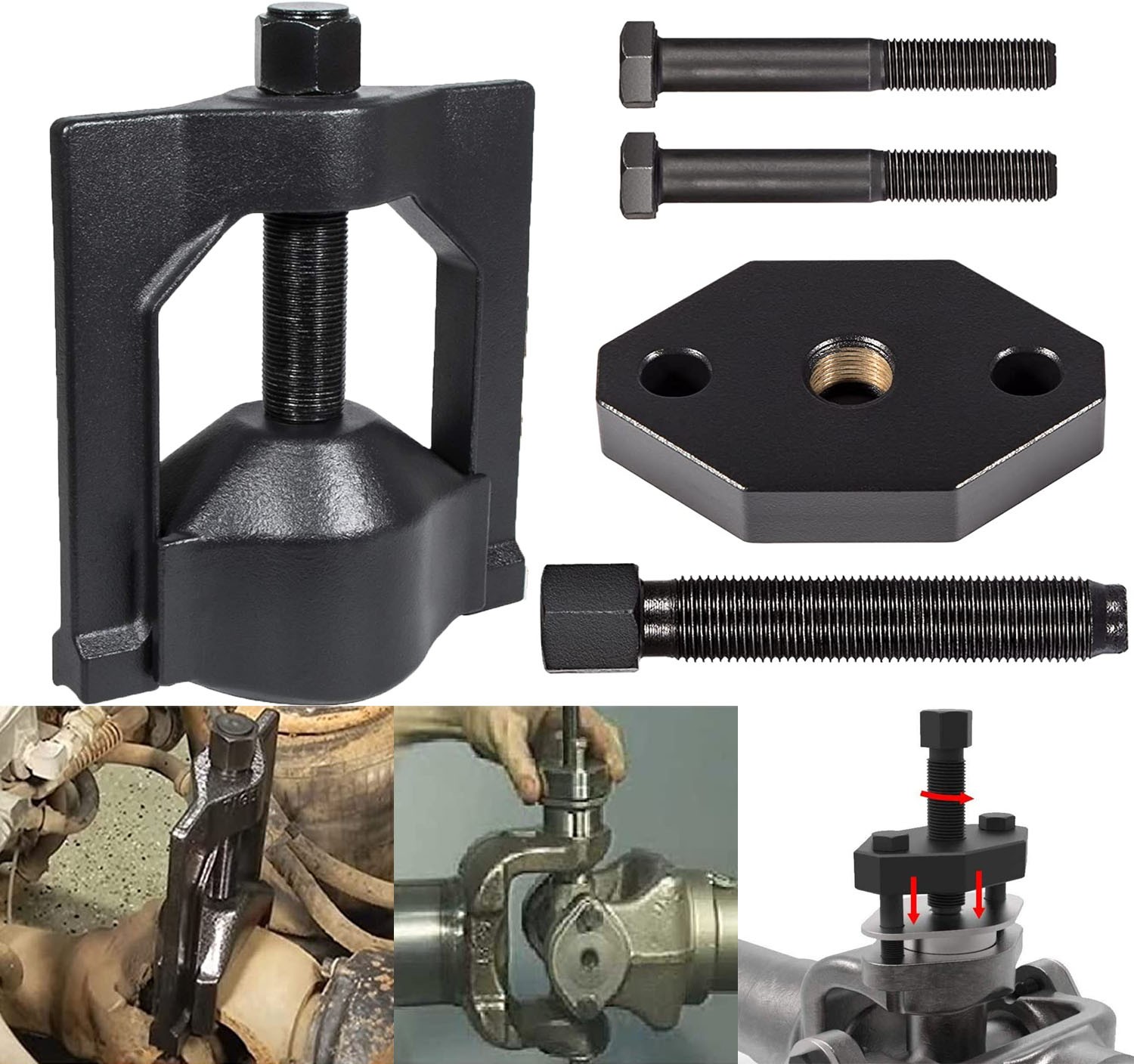 For Heavy-Duty Truck 10102 U-Joint Puller & 5192 Bearing Cup Installer Tools Set