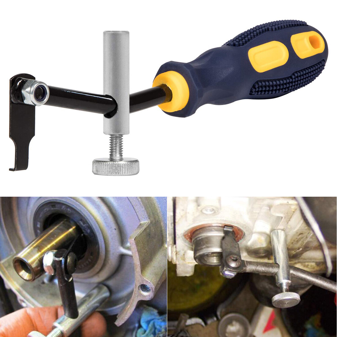 58430 Shaft Type Seal Puller Camshaft & Crankshaft Seals Removal Auto Tool