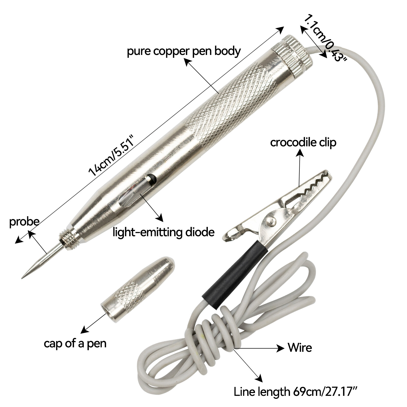 Car Terminal Removal Tool Circuit Tester Wire Extractor Pin Cable Test Connector