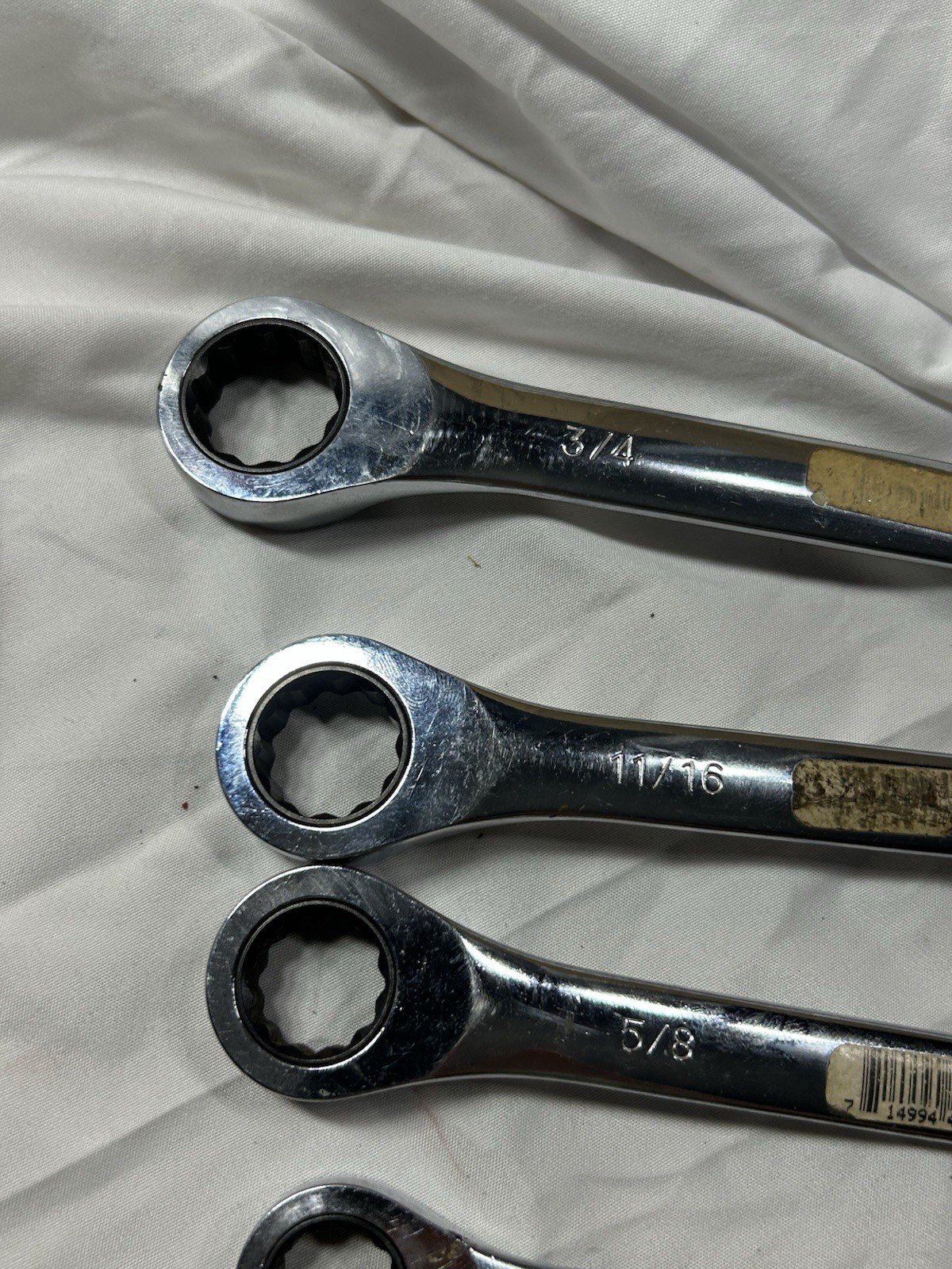 Sears Craftsman 8pc SAE Reversible Ratcheting Wrench Set 42406 GK USA 5/16 -3/4”