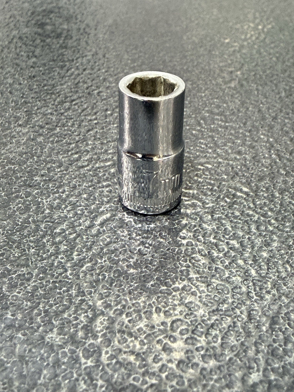 Vtg 7mm Craftsman G-Series Part 43503 – 1/4″ Drive 6-Point Socket USA Made