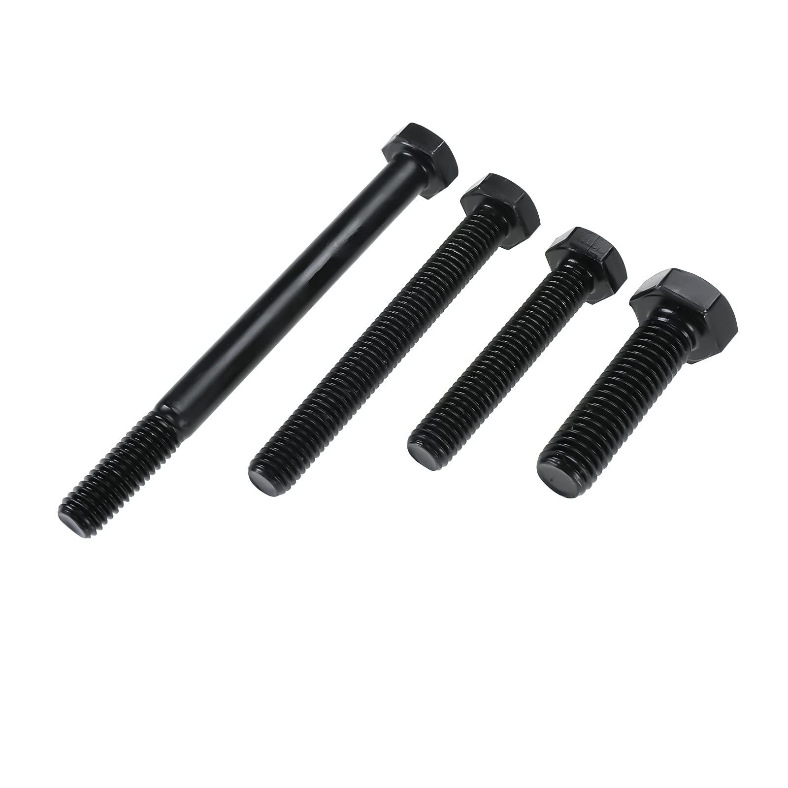 KUNTEC 46Pcs Harmonic Balancer Puller Kit – Flywheel Remover, Crankshaft Red