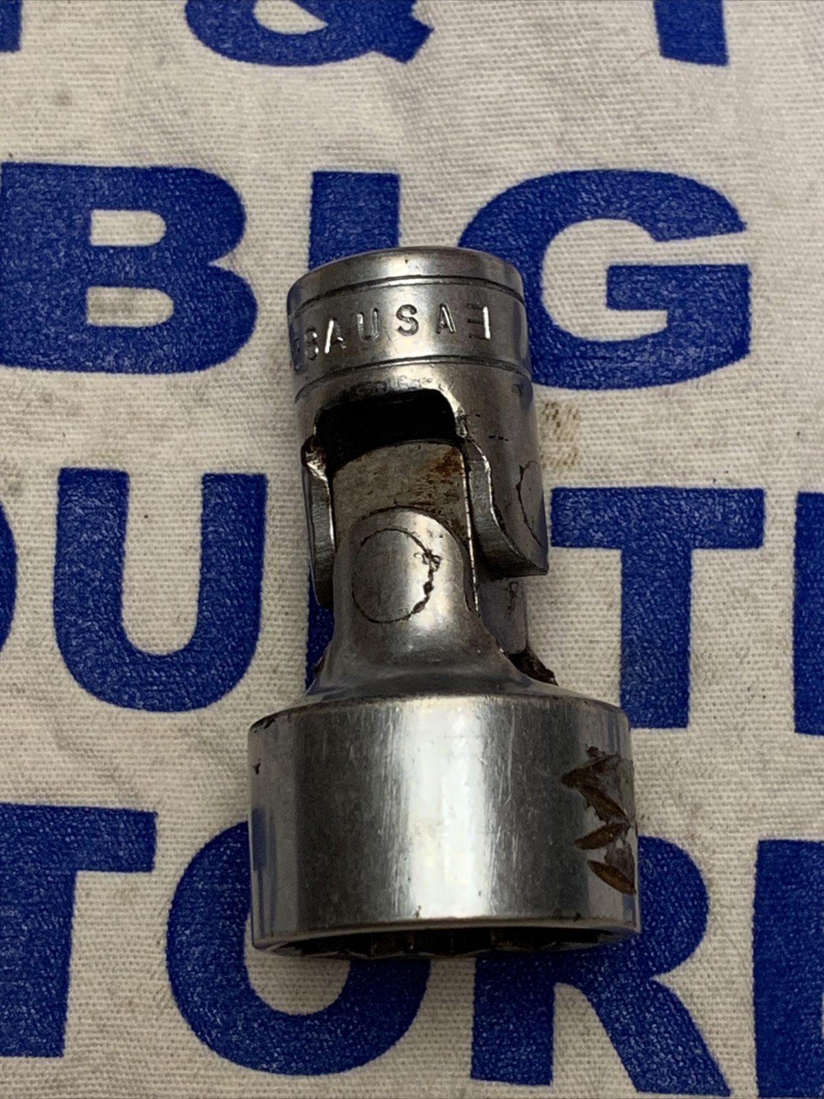 1963 Snap-on USA 3/8″ Drive 7/8″ 12pt SAE Chrome Swivel Universal Socket FU28A
