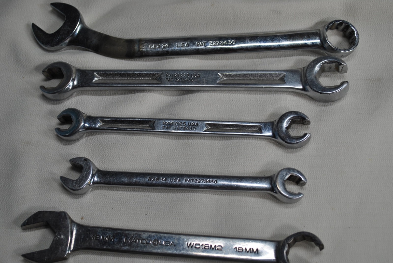 Mixed Set – Wrench Set SNAP ON – Matco Mac TOOLS FLARE NUT OEX24 RXH2022S 18mm