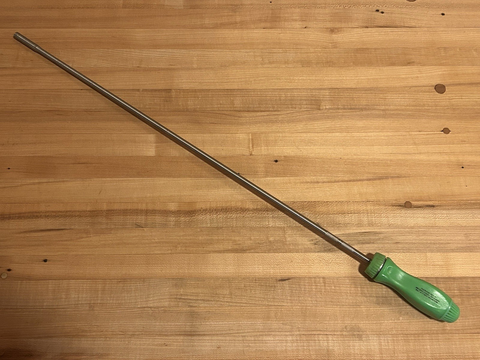 Snap-on Tools | SSDMR24G (Green) 24” Extra Long Ratcheting Screwdriver + 5 Bits