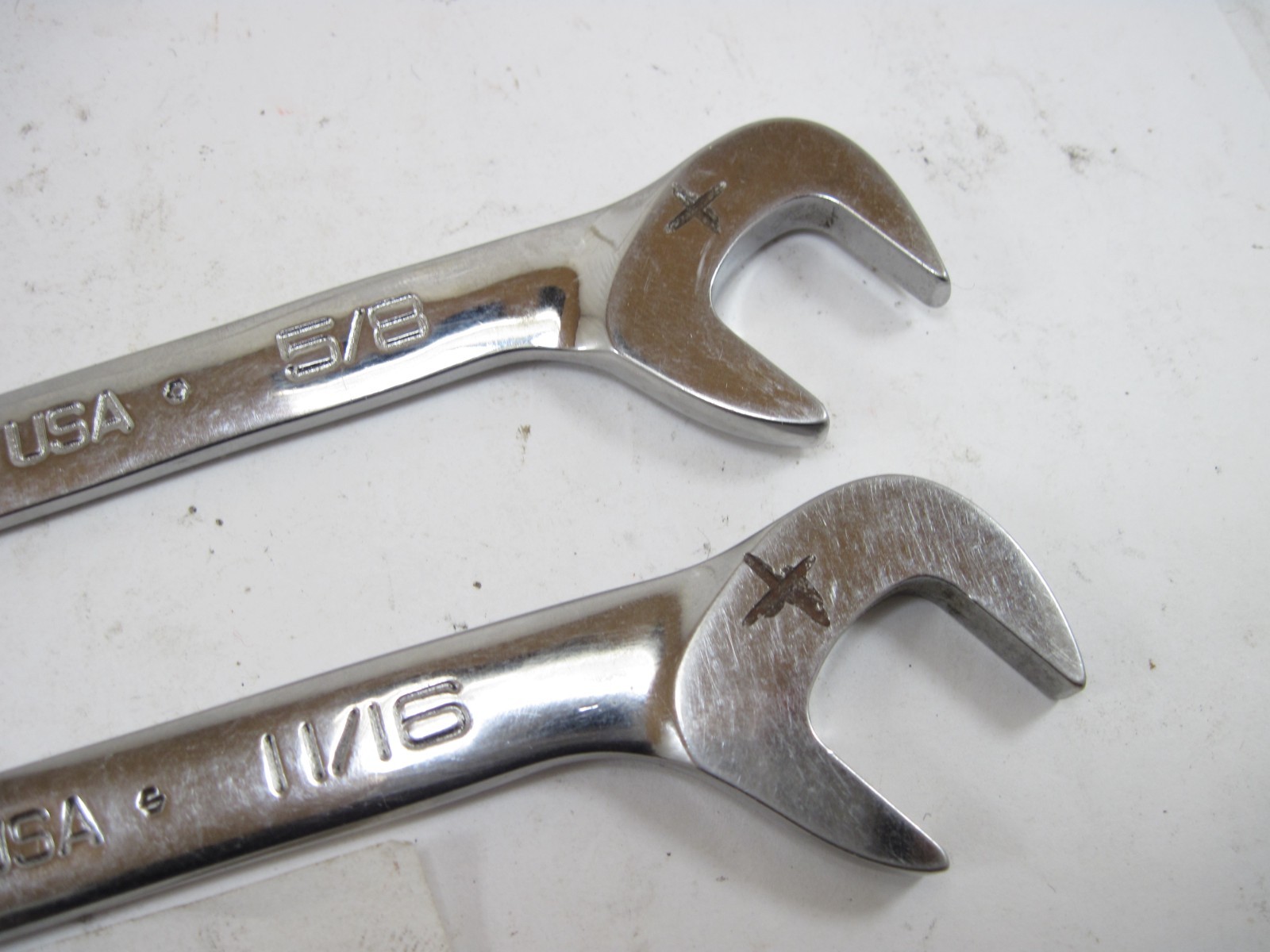 Snap On 11/16″ & 5/8″ 4-Way Angle SAE Wrench Set VS22B VS20B NICE